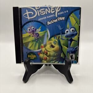 Vintage 1998 Disney Active Play Junior Games 4-8 PC CD-ROM‎ for Windows 95